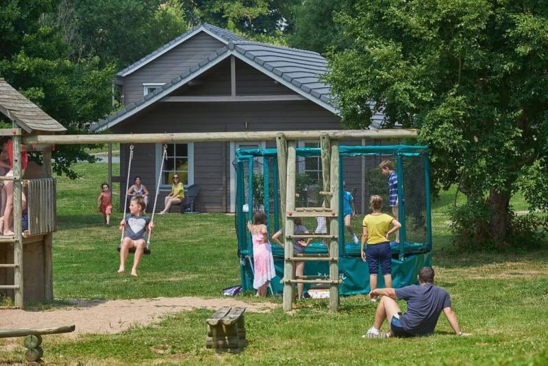 Le Camping Grand Cerf Hotel Gimouille Buitenkant foto