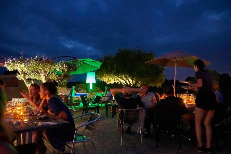 Le Camping Grand Cerf Hotel Gimouille Buitenkant foto