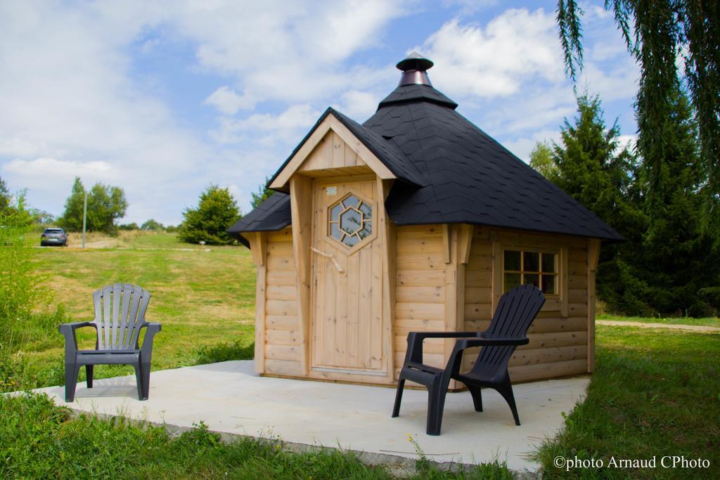 Le Camping Grand Cerf Hotel Gimouille Buitenkant foto